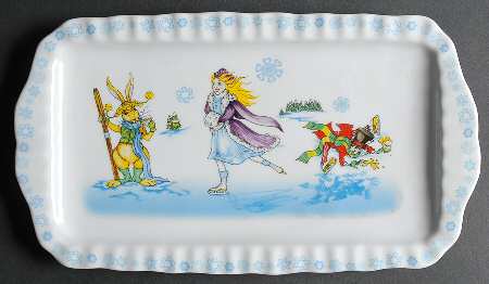 Alice in Winterland Cookie Tray