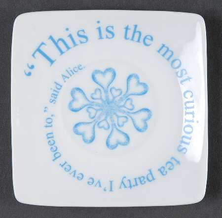 Alice in Winterland Saucer for Flat Demitasse Cup