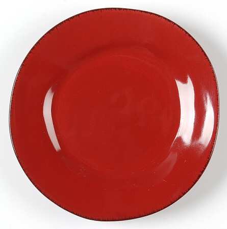 Elemental Red Salad Plate