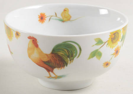 Garden Rooster Fruit/Dessert (Sauce) Bowl