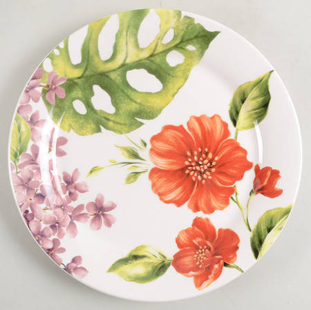 Fiji Floral Salad Plate