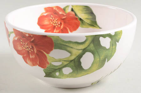Fiji Floral Soup/Cereal Bowl