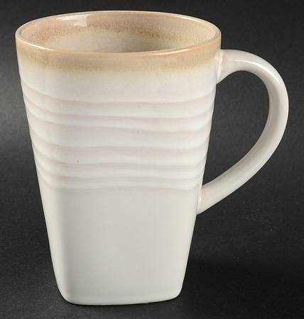 Cream Embossed Mug