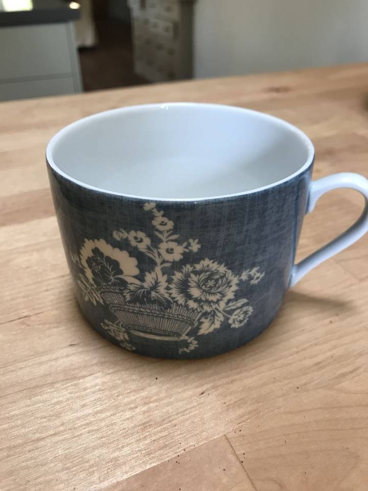 Paniers Fleuris Blue Flat Cup