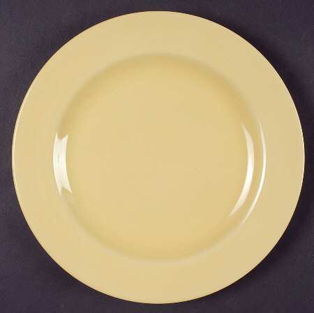 Artisan Yellow Salad Plate