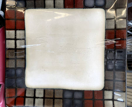 Calico Square Salad Plate
