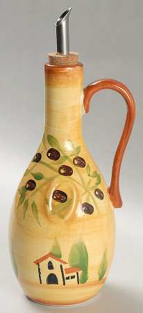 Olive Grove Oil Jar & Drizzle Spout
