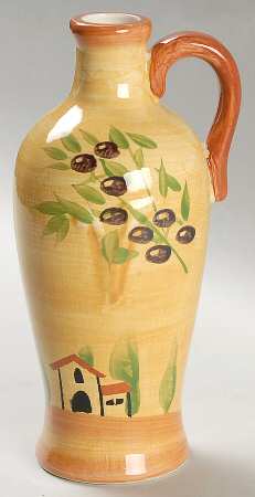 Olive Grove Vinegar Jar No Drizzle Spout