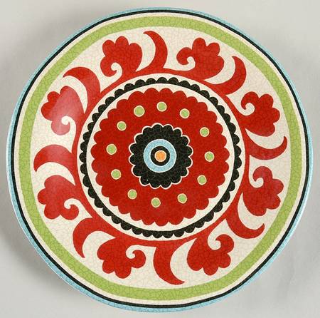 Suzani Medallion Salad Plate