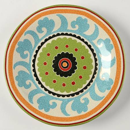 Suzani Medallion Salad Plate