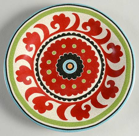 Suzani Medallion Dessert/Pie Plate