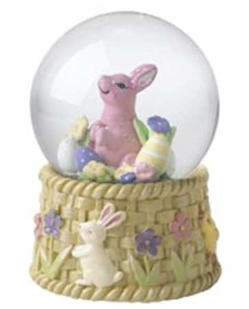 Easter Snow Globe