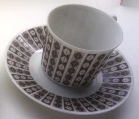 PRG72 Flat Cup & Saucer Set