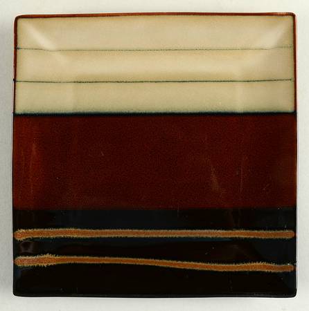 Mosaic Stripe Salad Plate