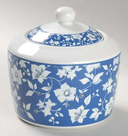Blue Meadows (Smooth) Sugar Bowl & Lid