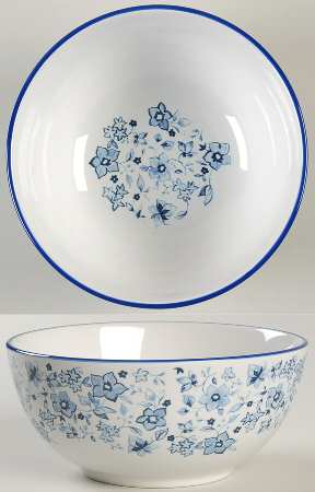 Blue Meadows (Smooth) Soup/Cereal Bowl