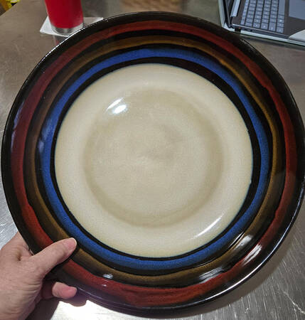 Galaxy Red 14" Pasta Serving Bowl