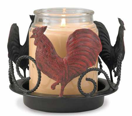 Countryside Metal Pillar Candleholder