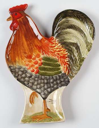 Countryside 13" Figural Platter