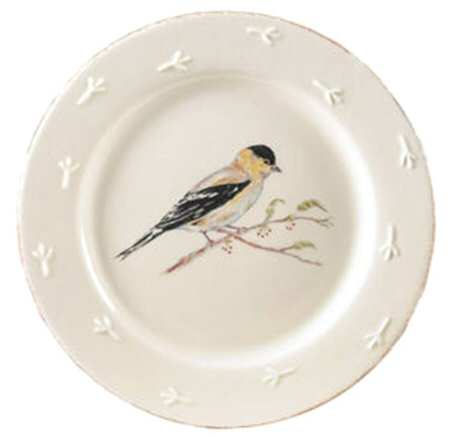 Backyard Birds Salad Plate