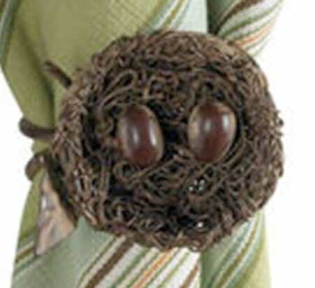 Backyard Birds Metal Napkin Ring