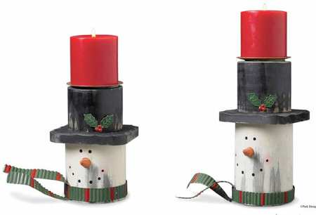 Top Hat 6" Pillar Candleholder