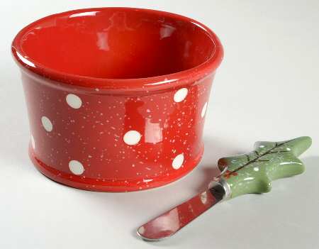 Top Hat Dip Bowl & Spreader Set
