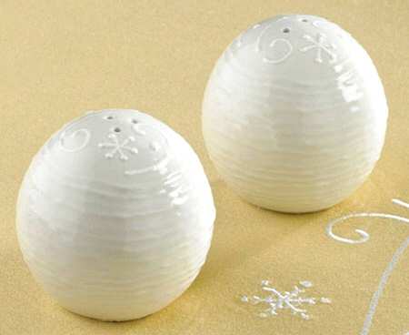 Snow Swirl Salt & Pepper Set