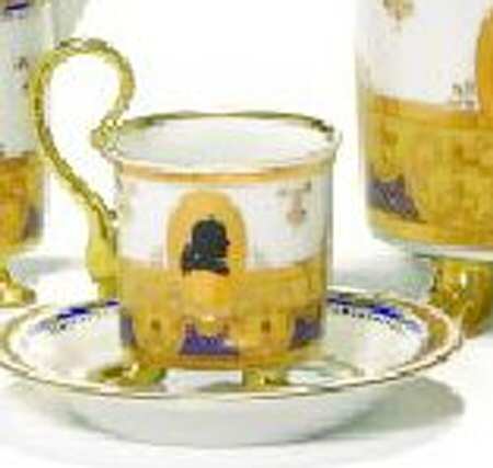 PIR184 Espresso Cup and Saucer Set