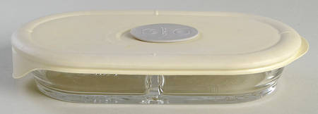 Storage Containers Cream Vented Plastic Lid #8300-Vpc