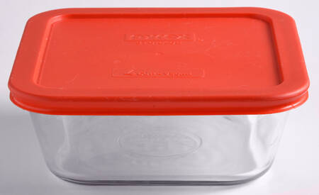 Storage Containers 6" Square Food Storage Container & Plastic Lid