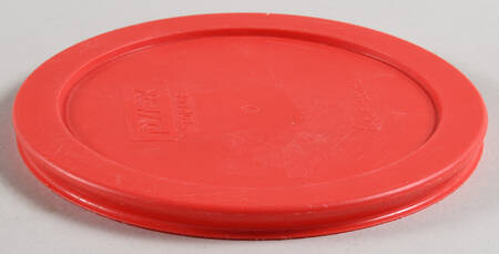 Storage Containers Red Plastic Lid #7201-Pc