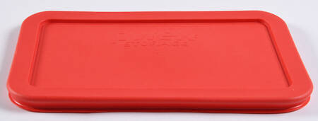 Storage Containers Lid-Plastic #7214-Pc/Red