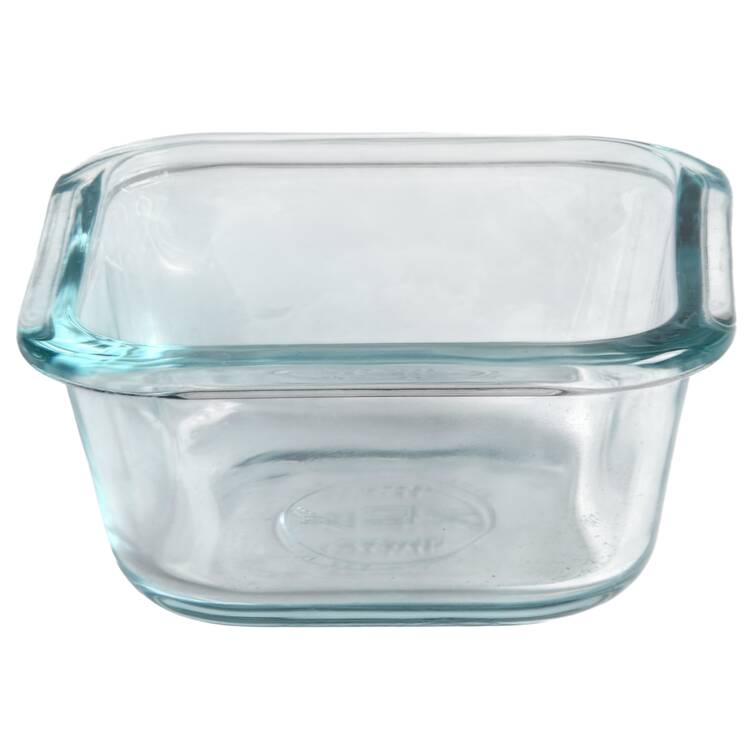 Storage Containers 4" Square Food Storage Container No Plastic Lid