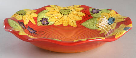 Pasilla 13" Round Serving Bowl