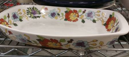 Fleurs Persanes 11" Rectangular Baker