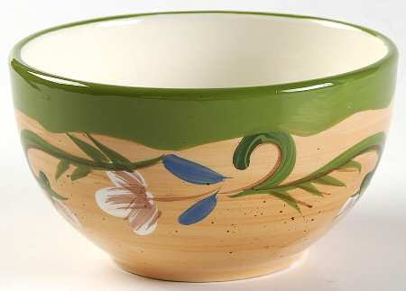 Tuscany Floral Dip Bowl (for Dip and Spreader)