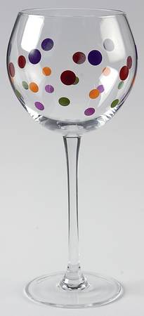 Dots Glassware Wine Balloon