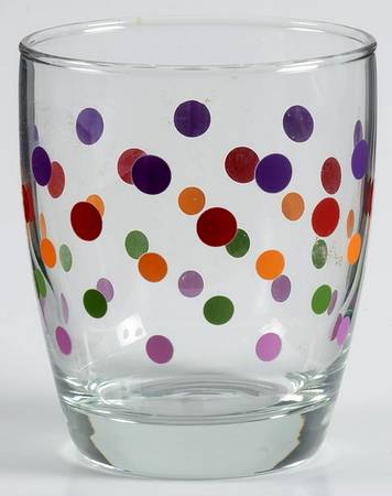 Dots Glassware Double Old Fashioned