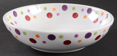 Dots 8" Individual Pasta Bowl