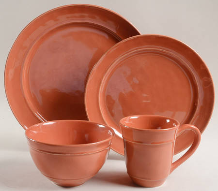 Cambria Persimmon 4 Piece Place Setting