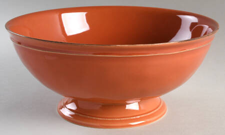 Cambria Persimmon Footed Bowl
