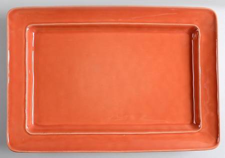 Cambria Persimmon 16" Rectangular Serving Platter