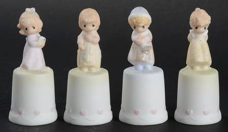 Four Seasons Thimbles-Set of Four Olive Branch-Four Seasons - Olivebranch Trademark With Box