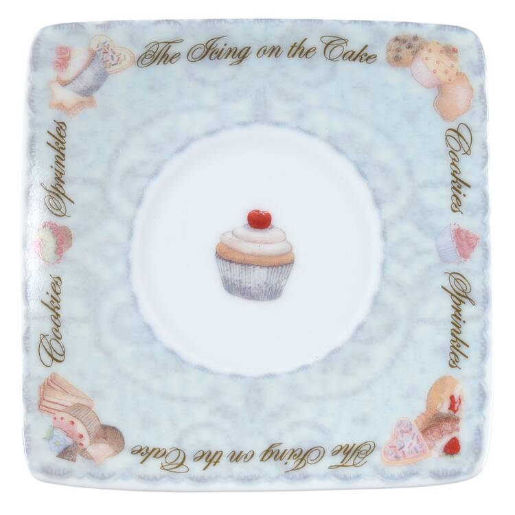 Cupcakes & Cookies Saucer for Demitasse Cup