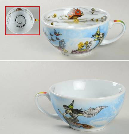 Wizard of Oz Cup for Individual Teapot & Lid with Cup
