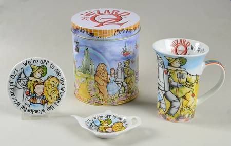 Wizard of Oz Mug & Coaster with Tea Bag Holder Set in Gift Tin