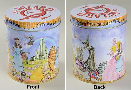 Wizard of Oz Gift Tin for Creamer & Sugar with Lid