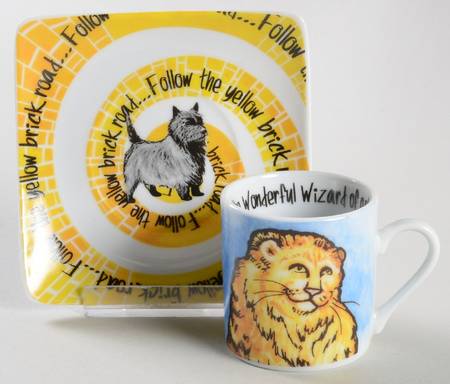 Wizard of Oz Saucer for Flat Demitasse Cup