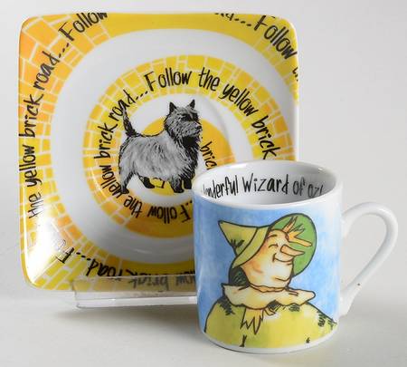 Wizard of Oz Saucer for Flat Demitasse Cup